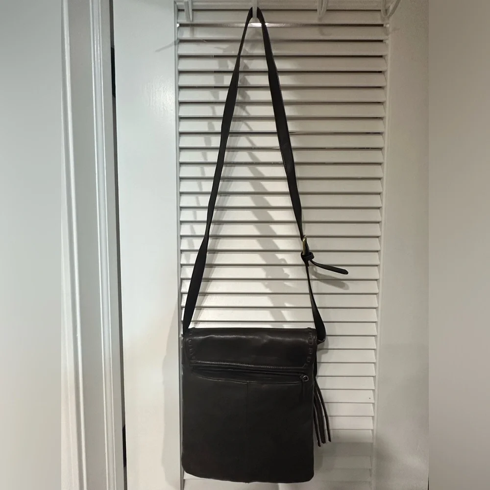 Brown fringe crossbody purse - Picture 2 of 6